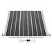 Set de panouri de gard, negru, 965x(105-186) cm, WPC - WALTI WALTI