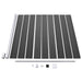 Set de panouri de gard, negru, 965x(105-186) cm, WPC - WALTI WALTI