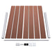 Set panouri gard, 526x146 cm, maro, WPC - WALTI WALTI