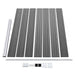 Set panouri gard, 353x146 cm, gri, WPC - WALTI WALTI
