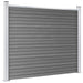Set panouri gard, 699x146 cm, gri, WPC - WALTI WALTI