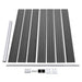 Set panouri gard, 353x146 cm, negru, WPC - WALTI WALTI