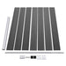 Set panouri gard, 526x146 cm, negru, WPC - WALTI WALTI