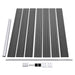 Set panouri gard, 699x146 cm, negru, WPC - WALTI WALTI