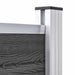 Set panouri gard, 872x146 cm, negru, WPC - WALTI WALTI