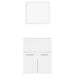 Set mobilier de baie, alb, lemn prelucrat - WALTI WALTI