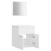 Set mobilier de baie, alb, lemn prelucrat - WALTI WALTI