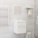 Set mobilier de baie, alb, lemn prelucrat - WALTI WALTI