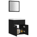 Set mobilier de baie, negru, lemn prelucrat - WALTI WALTI