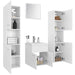 Set mobilier de baie, alb, lemn prelucrat - WALTI WALTI