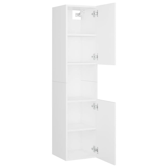 Set mobilier de baie, alb, lemn prelucrat - WALTI WALTI