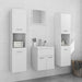 Set mobilier de baie, alb, lemn prelucrat - WALTI WALTI