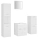Set mobilier de baie, alb, lemn prelucrat - WALTI WALTI