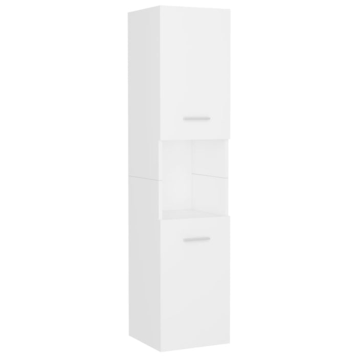 Set mobilier de baie, alb, lemn prelucrat - WALTI WALTI