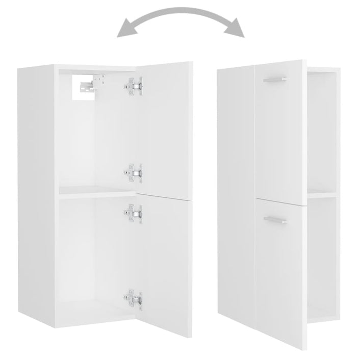 Set mobilier de baie, alb, lemn prelucrat - WALTI WALTI