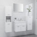 Set mobilier de baie, alb, lemn prelucrat - WALTI WALTI