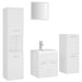 Set mobilier de baie, alb, lemn prelucrat - WALTI WALTI