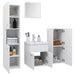Set mobilier de baie, alb, lemn prelucrat - WALTI WALTI