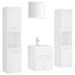 Set mobilier de baie, alb, lemn prelucrat - WALTI WALTI