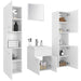 Set mobilier de baie, alb, lemn prelucrat - WALTI WALTI