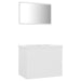 Set mobilier de baie, alb, lemn prelucrat - WALTI WALTI