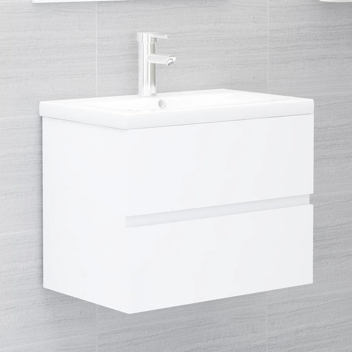 Set mobilier de baie, alb, lemn prelucrat - WALTI WALTI