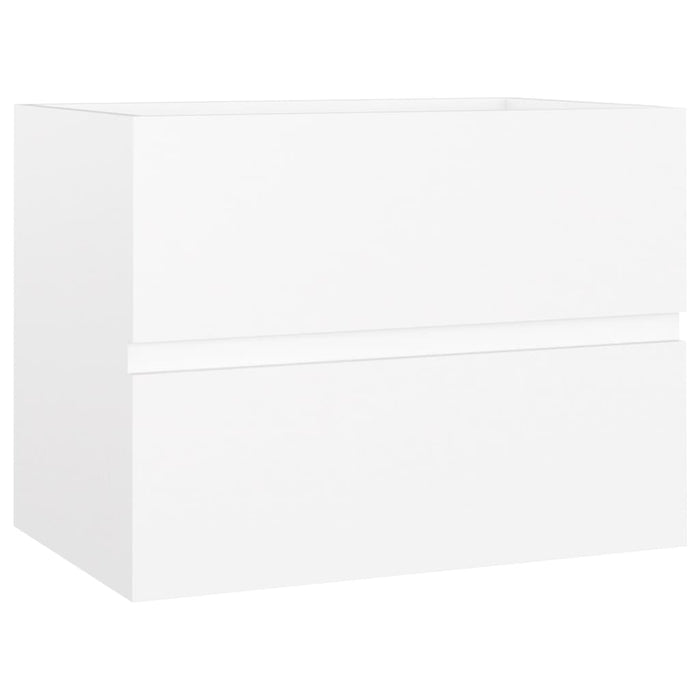 Set mobilier de baie, alb, lemn prelucrat - WALTI WALTI