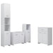 Set mobilier de baie, 4 piese, alb - WALTI WALTI