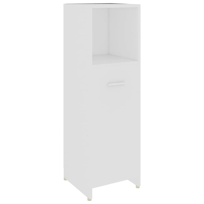 Set mobilier de baie, 4 piese, alb - WALTI WALTI