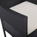 Set mobilier de grădină, 3 piese, negru - WALTI WALTI