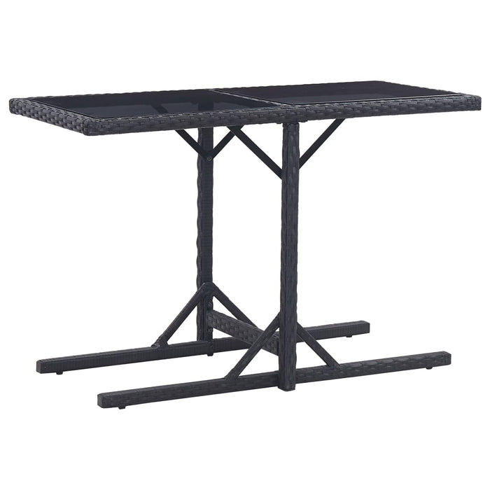 Set mobilier de grădină, 3 piese, negru - WALTI WALTI
