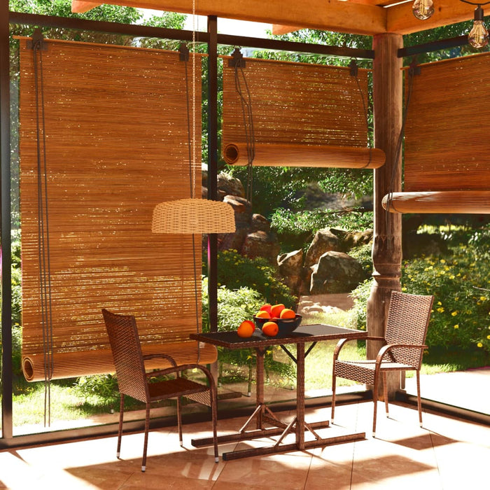 Set mobilier de grădină, 3 piese, maro WALTI