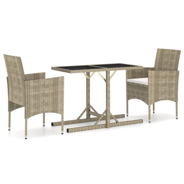Set mobilier de grădină, 3 piese, bej - WALTI WALTI