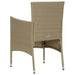 Set mobilier de grădină, 3 piese, bej - WALTI WALTI