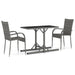Set mobilier de grădină, 3 piese, gri - WALTI WALTI