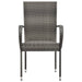 Set mobilier de grădină, 3 piese, gri - WALTI WALTI