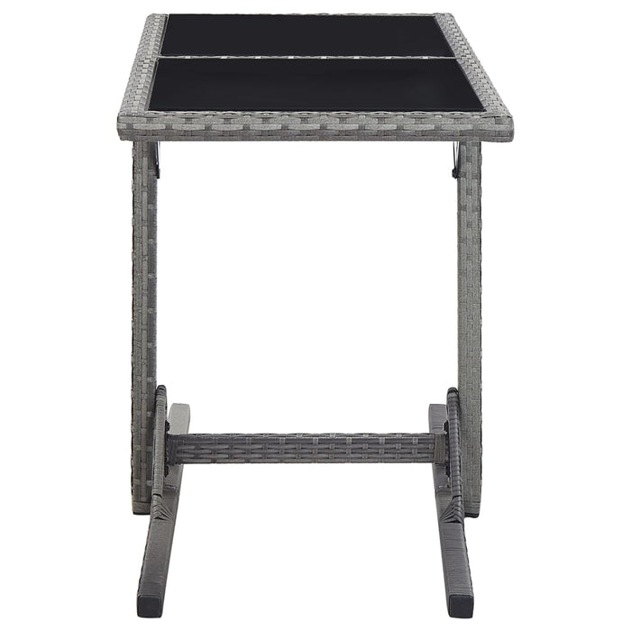 Set mobilier de grădină, 3 piese, gri - WALTI WALTI