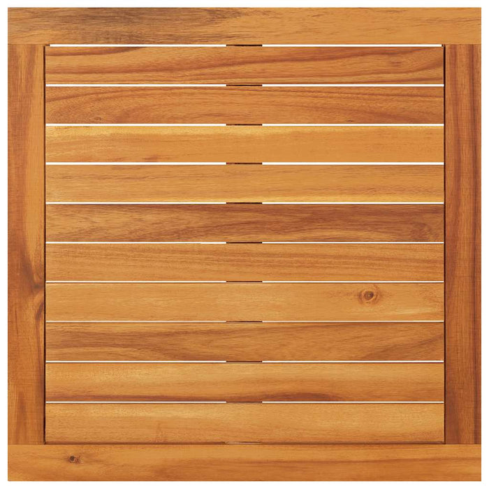 Set mobilier grădină perne alb/crem, 2 piese, lemn masiv acacia - WALTI WALTI