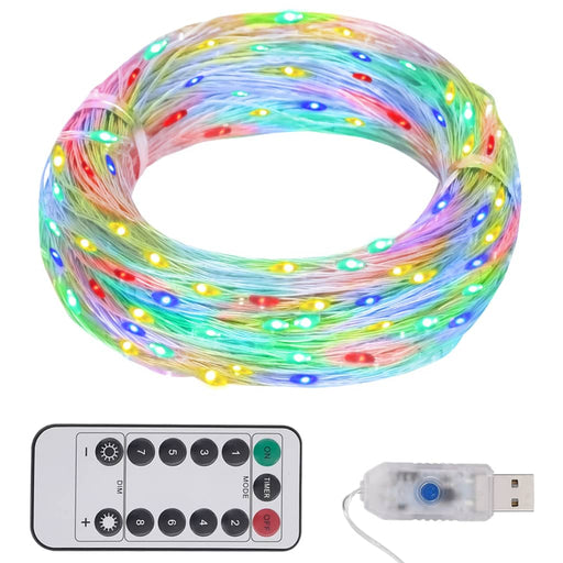 Instalație cu 150 LED-uri, multicolor, 15 m - WALTI WALTI