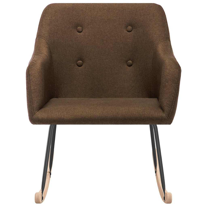 Scaun balansoar, maro, material textil WALTI