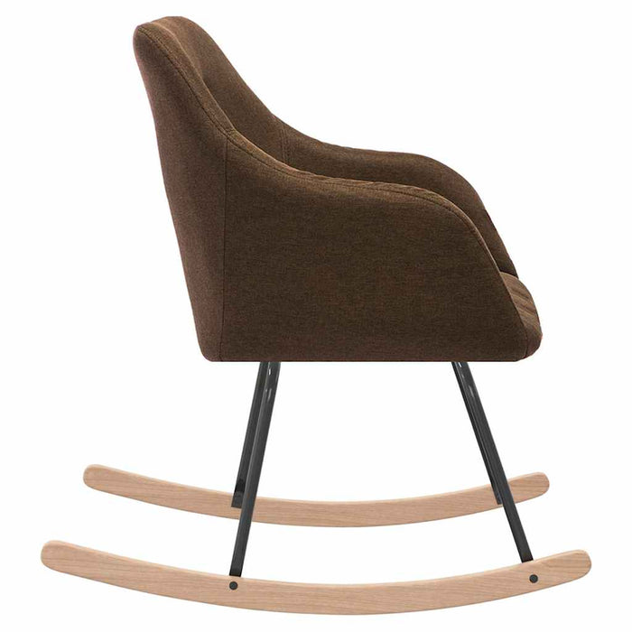 Scaun balansoar, maro, material textil WALTI