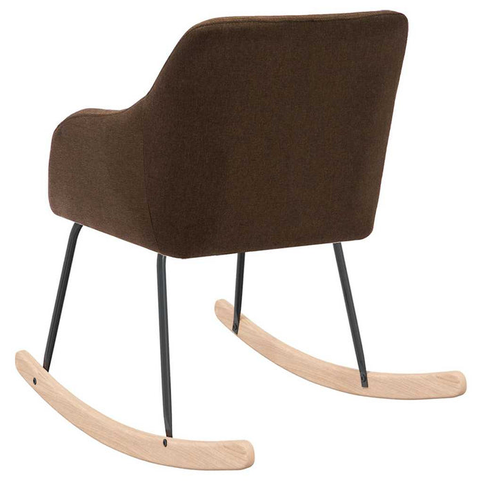 Scaun balansoar, maro, material textil WALTI