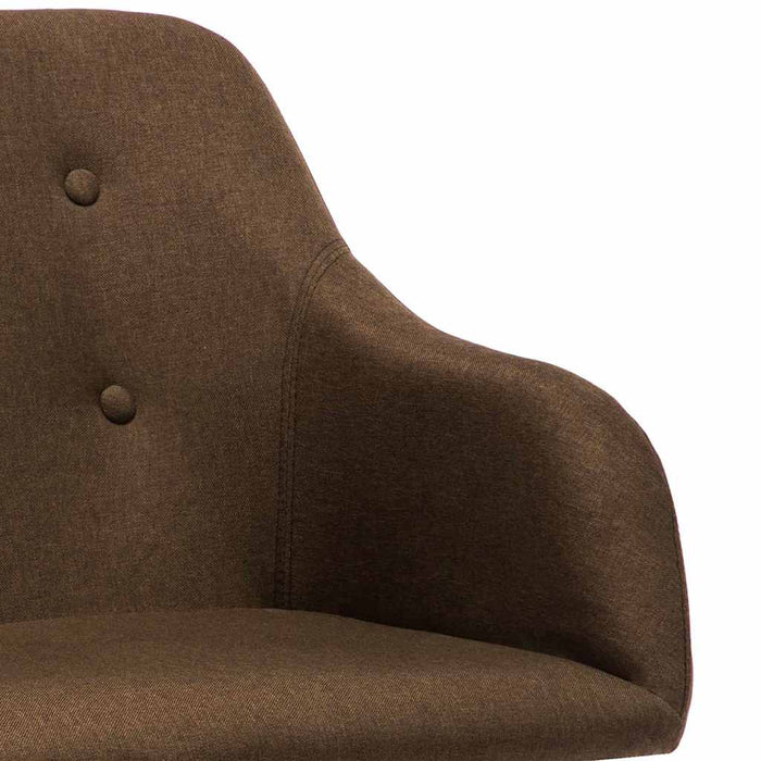 Scaun balansoar, maro, material textil WALTI