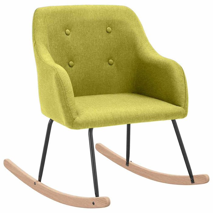 Scaun balansoar, verde, material textil WALTI