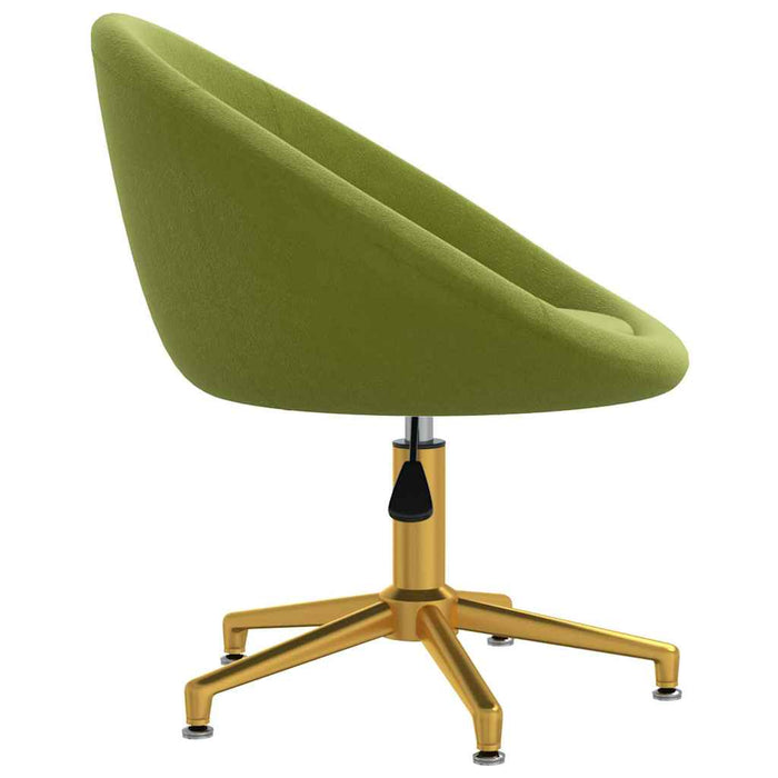 Scaun de bucătărie, verde deschis, catifea WALTI