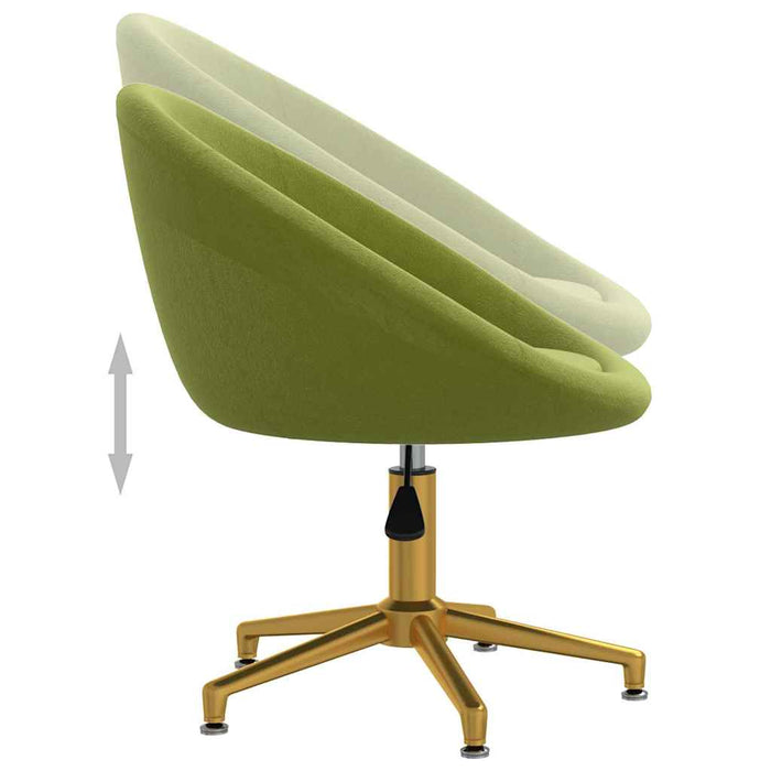 Scaun de bucătărie, verde deschis, catifea WALTI
