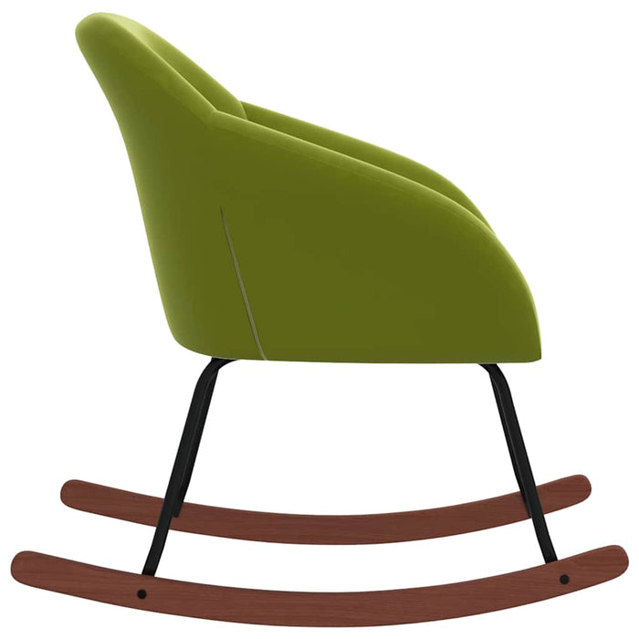 Scaun balansoar, verde deschis, material textil WALTI