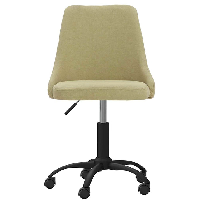 Scaun de bucătărie pivotant, verde, material textil WALTI