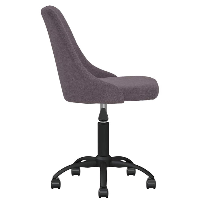Scaun de bucătărie pivotant, gri taupe, material textil WALTI