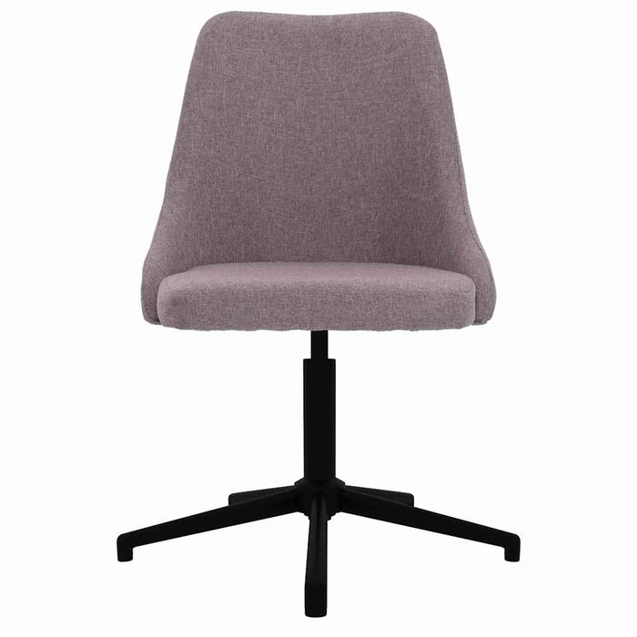 Scaune de bucătărie pivotante, 2 buc., gri taupe, textil WALTI